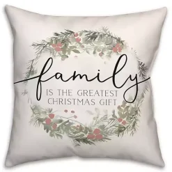 Discount Kirklands Home Family is the Greatest Christmas Gift Pillow