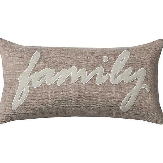Best Kirklands Home Family Jute Accent Pillow Tan