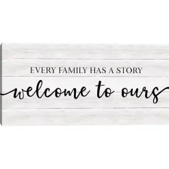 New Kirklands Home Family Story Canvas Art Print, 24x12 in.