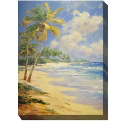 Best Kirklands Home Faraway Island Outdoor Canvas Art Print Multi