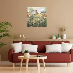 Best Kirklands Home Farm in Bloom Canvas Art Print Multi