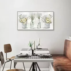 Kirklands Home Farmhouse Bouquets Framed Canvas Art Print