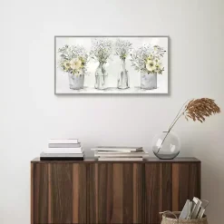 Kirklands Home Farmhouse Bouquets Framed Canvas Art Print