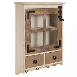 Clearance Kirklands Home Farmhouse 2-Drawer Wall-Mounted Cabinet