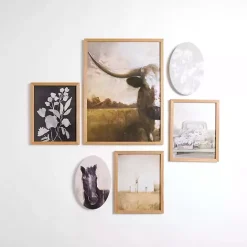 Discount Kirklands Home Farmhouse Framed Art 6-pc. Gallery Set Multi