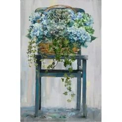 Hot Kirklands Home Farmhouse Hydrangeas Canvas Art Print Multi