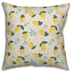 Best Kirklands Home Farmhouse Lemons Reversible Pillow Yellow