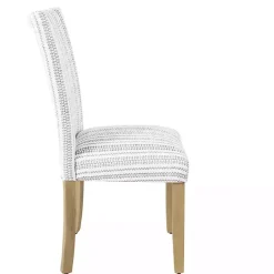 Kirklands Home Farmhouse Stripes Highback Dining Chairs, Set of 2