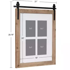 New Kirklands Home Farmhouse Wood and Metal Collage Frame