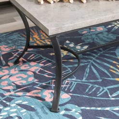 New Kirklands Home Faux Concrete 3-pc. Coffee & Side Table Set Tan