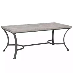 New Kirklands Home Faux Concrete 3-pc. Coffee & Side Table Set Tan