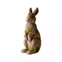 Hot Kirklands Home Faux Concrete Rabbit Outdoor Statue