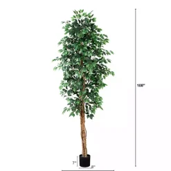 Sale Kirklands Home Faux Ficus Tree, 9 ft.
