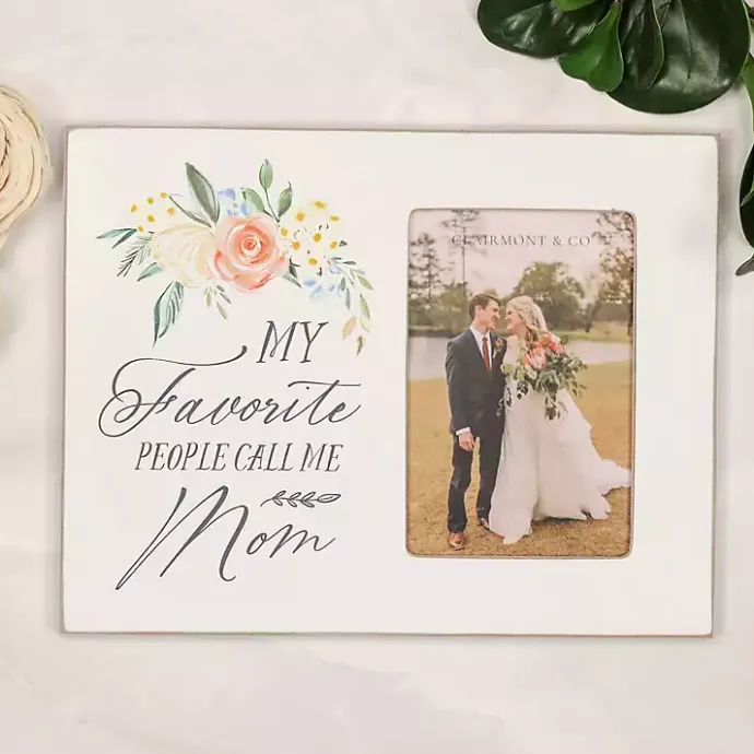 Sale Kirklands Home Favorite People Call Me Mom Picture Frame White