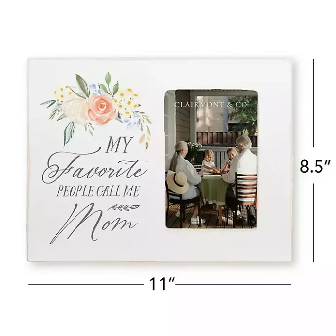 Sale Kirklands Home Favorite People Call Me Mom Picture Frame White