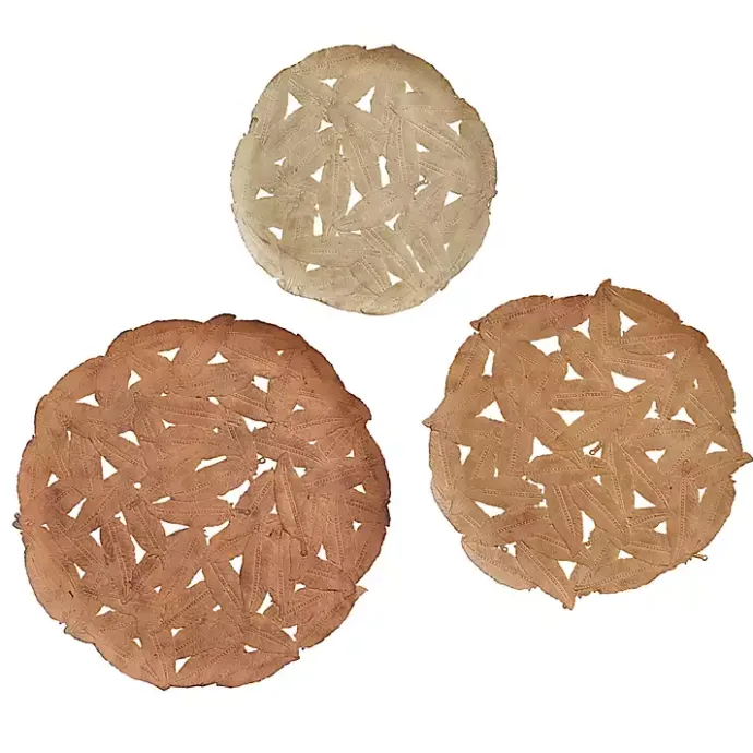 Sale Kirklands Home Feathers Collage 3-pc. Wall Plaque Set