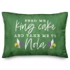 Discount Kirklands Home Feed Me King Cake Lumbar Pillow