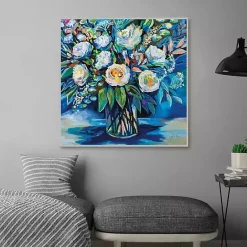 Hot Kirklands Home Feeling Framed Canvas Art Print Blue