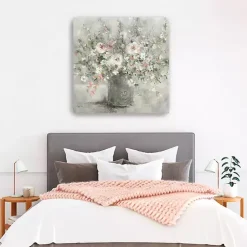 Best Kirklands Home Felicitous Floral Canvas Art Print, 40X40 in. Gray