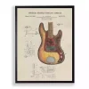 Clearance Kirklands Home Fender Electric Guitar Framed Art Print