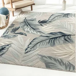 Sale Kirklands Home Ferns and Palms Indoor/Outdoor Area Rug, 5x7
