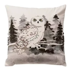 Hot Kirklands Home Festive Owl Christmas Throw Pillow