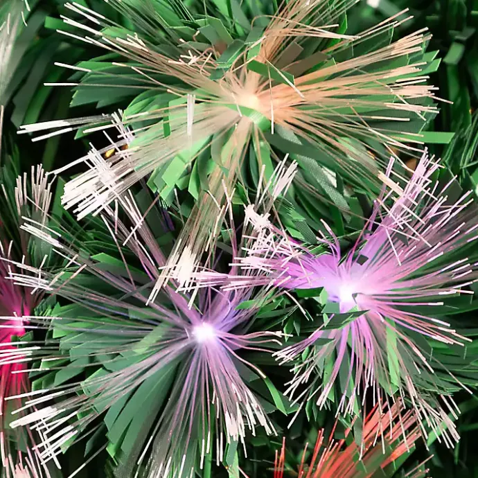 New Kirklands Home Fiber Optic Color Changing Christmas Garland Green