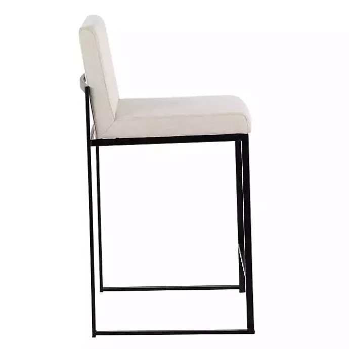 Discount Kirklands Home Fiji Beige Upholstered Counter Stools, Set of 3 Tan