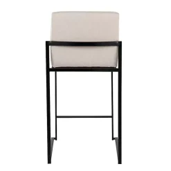 Discount Kirklands Home Fiji Beige Upholstered Counter Stools, Set of 3 Tan
