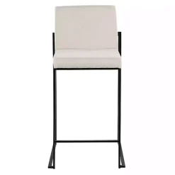 Discount Kirklands Home Fiji Beige Upholstered Counter Stools, Set of 3 Tan