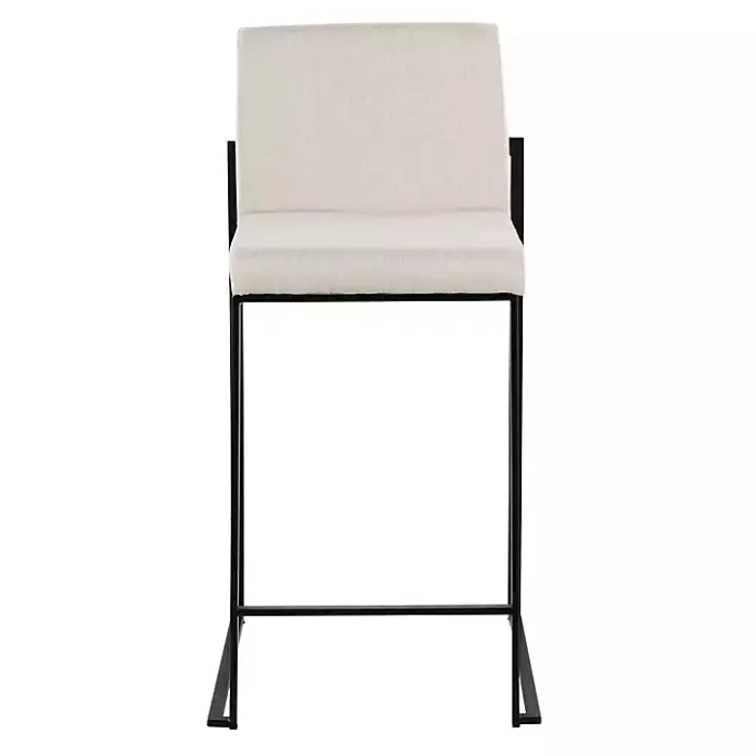 Discount Kirklands Home Fiji Beige Upholstered Counter Stools, Set of 3 Tan