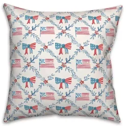Best Kirklands Home Flags and Bows 4th of July Indoor/Outdoor Pillow