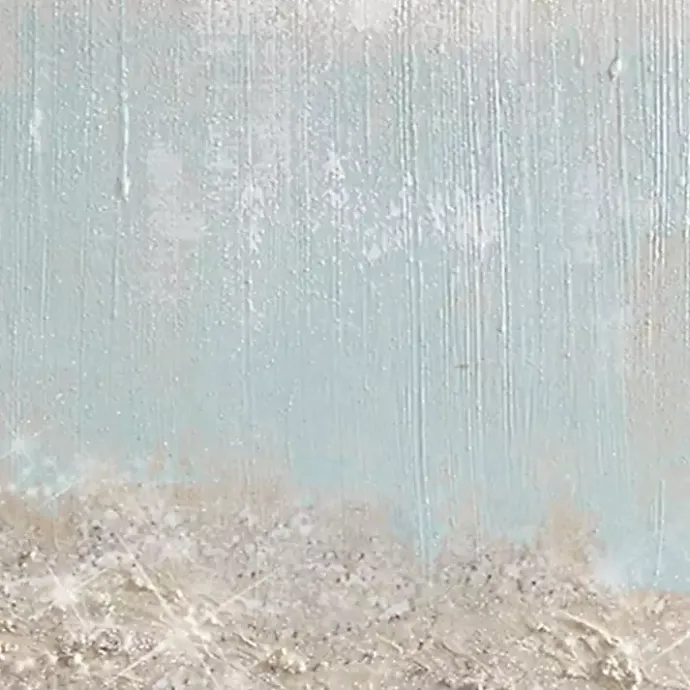 Kirklands Home Flatland Glitter Canvas Art Prints, Set of 2 Multi