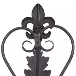 Sale Kirklands Home Fleur De Lis Metal Cross Wall Plaque Brown