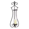 Discount Kirklands Home Fleur Distressed Black Iron Sconce, 31 in.