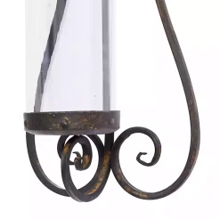 Discount Kirklands Home Fleur Distressed Black Iron Sconce, 31 in.