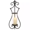 Discount Kirklands Home Fleur Distressed Black Iron Sconce, 25 in.