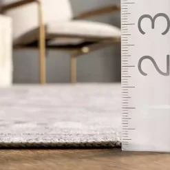 Sale Kirklands Home Flo Vintage Medallion Washable Area Rug, 6x9 Gray