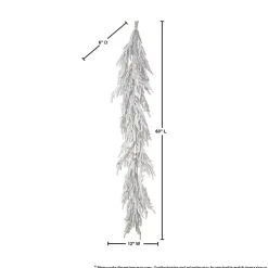 Discount Kirklands Home Flocked Norfolk Pine Garland