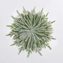 Best Kirklands Home Flocked Norfolk Pine Placemat White