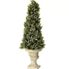 Sale Kirklands Home Flocked Sage Cone in Urn Arrangement, 24 in.