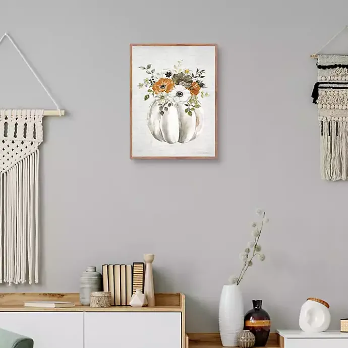 Best Kirklands Home Flora Pumpkin Harvest Wall Plaque