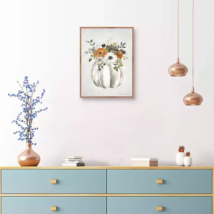 Best Kirklands Home Flora Pumpkin Harvest Wall Plaque