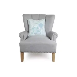 Clearance Kirklands Home Floral Bunny Stripe Easter Throw Pillow