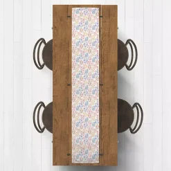 New Kirklands Home Floral Easter Eggs Table Runner, 90 in.