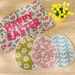 Hot Kirklands Home Floral Eggs Coir Doormat