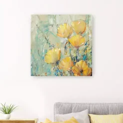 Hot Kirklands Home Floral Expression II Giclee Canvas Art Print Yellow