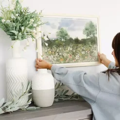 Best Kirklands Home Floral Field Framed Art Print Green