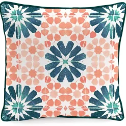 Kirklands Home Floral Find Me on the Patio Outdoor Pillow