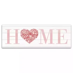 Sale Kirklands Home Floral Heart Home Canvas Art Print